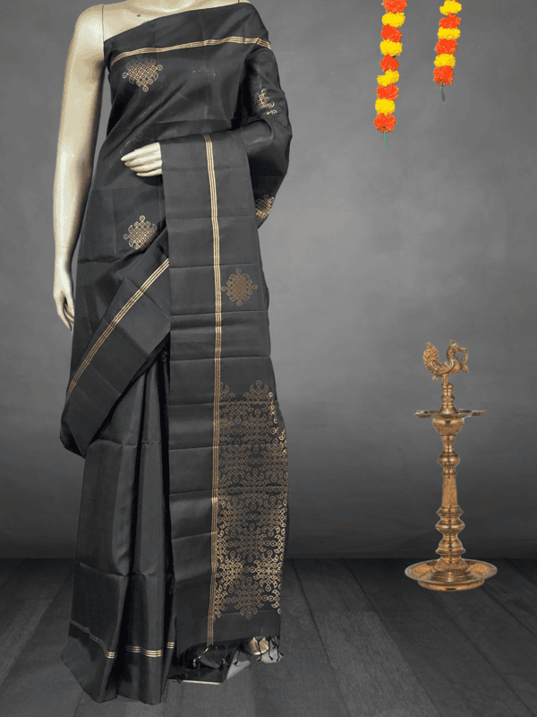 Rukmini - The Kolam Series in Kanchi Pure Soft Silk 17690 Rukmini - The Kolam Series in Kanchi Pure Soft Silk 17690