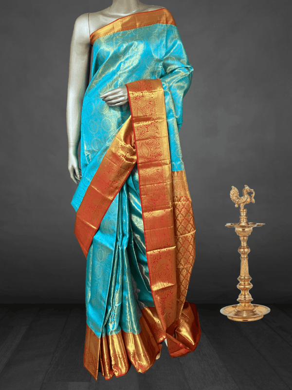 Kalyanam - The Bride's Favourite Kanchipuram Saree 8218 Kalyanam - The Bride's Favourite Kanchipuram Saree 8218