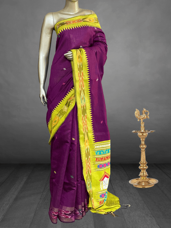 Parvathi - The Dolabedi Pure Raw Silk Saree 18915 Parvathi - The Dolabedi Pure Raw Silk Saree 18915