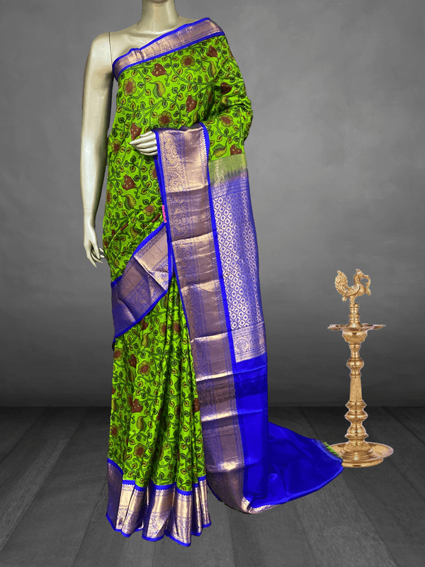Soundarya -The Pure Silk Saree in Korvai Border 17060 Soundarya -The Pure Silk Saree in Korvai Border 17060