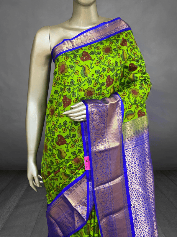 Soundarya -The Pure Silk Saree in Korvai Border 17060 Soundarya -The Pure Silk Saree in Korvai Border 17060