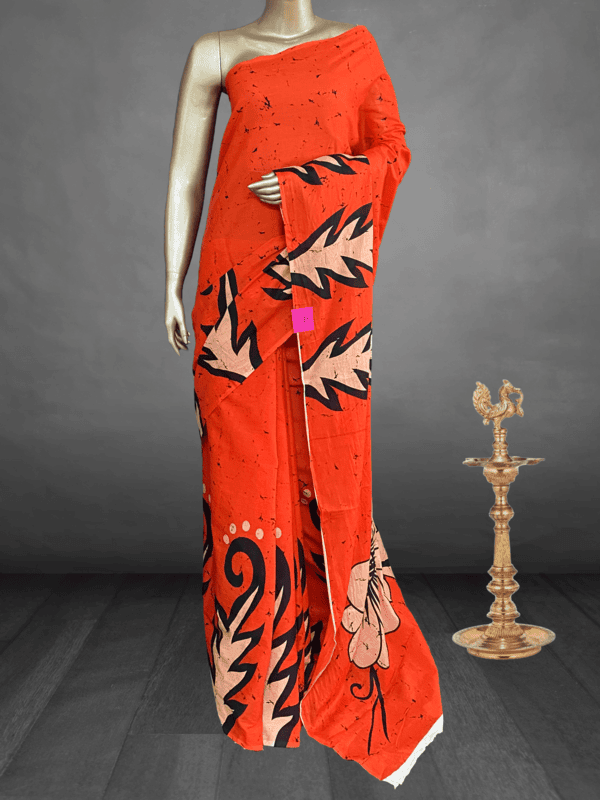 Charmi - The Mul Cotton Saree in Patli Pallu 19086 Charmi - The Mul Cotton Saree in Patli Pallu 19086