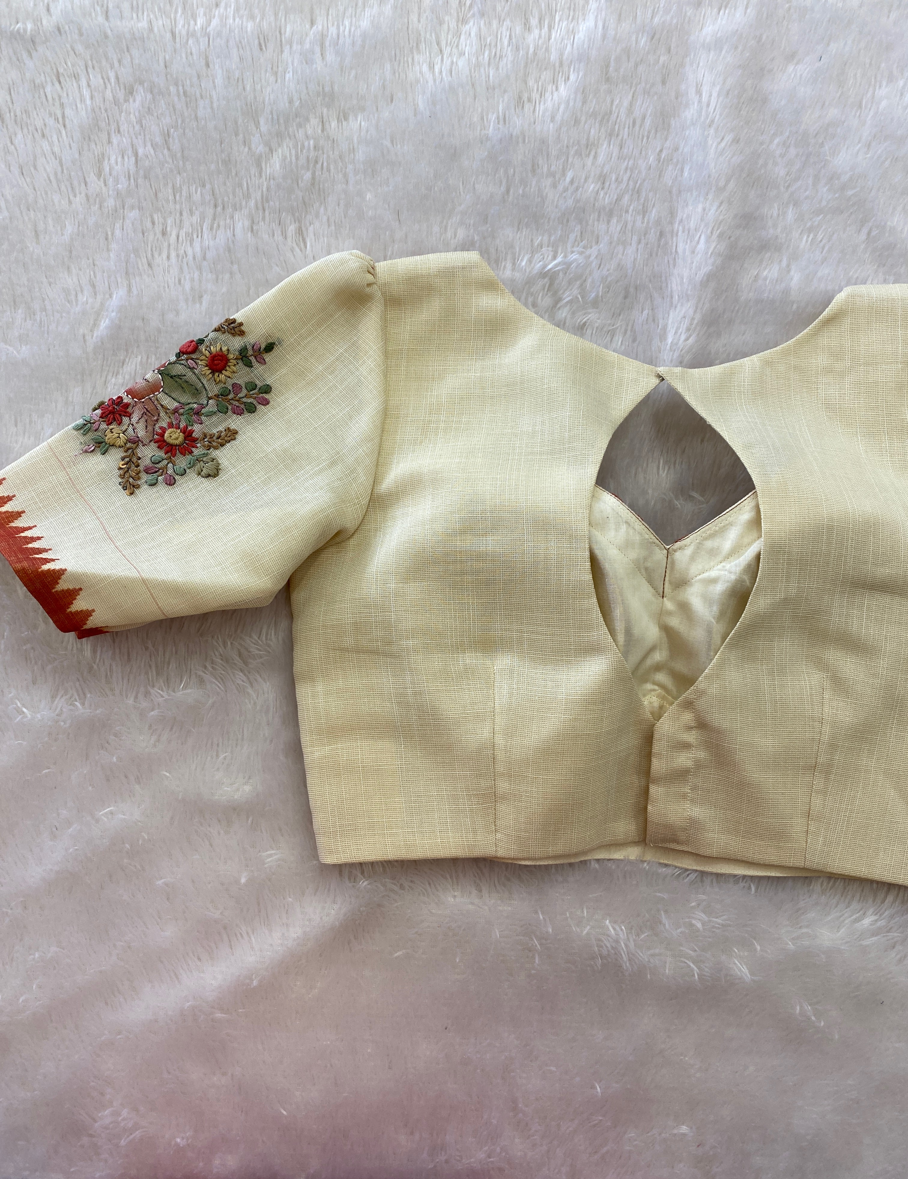 Tailoring Blouse -  Key Hole  with pad