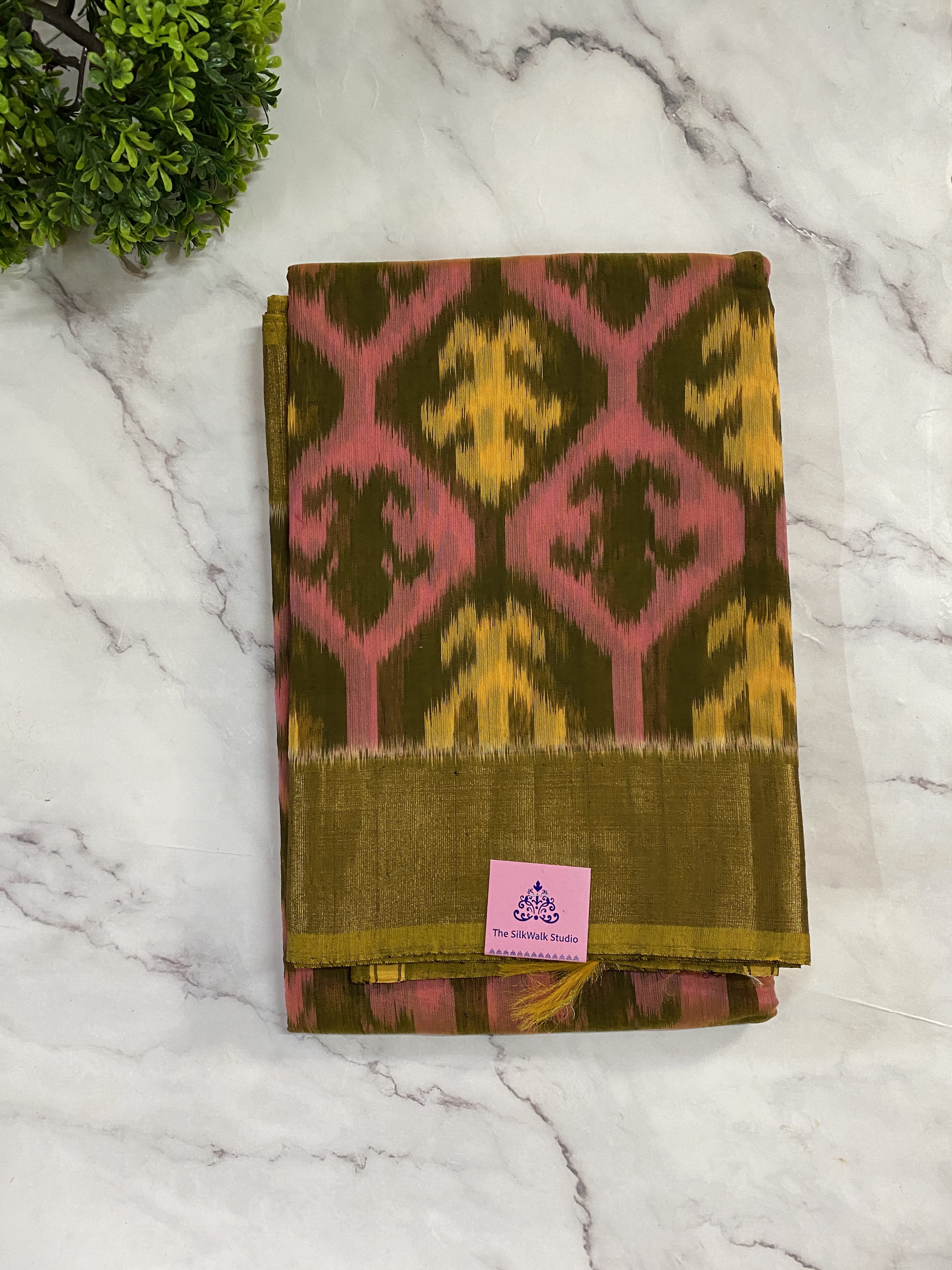 Subodini - Ikkat Kora Silk Cotton Sarees 9596 Subodini - Ikkat Kora Silk Cotton Sarees 9596